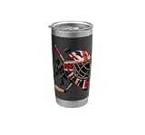 British Ice Hockey Goalie Union Jack Stainless Steel Insulated Tumbler