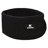 [KAKIRO] ネックウォーマー 首を温める 首あたためグッズ マジック止めタイプ 秋冬用·男女兼用 防風・防寒 静電気軽減 ブラック 首に巻くだけでとても暖かいです！ (ブラック)