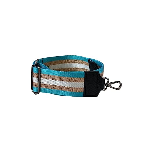 Bandoulière ajustable Disco Turquoise 73-130 cm pour sac et guitare YAKA
