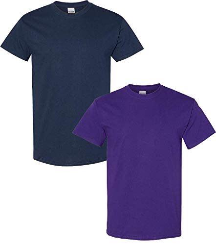 T-shirt en coton lourd Gildan bleu homme XX-Large robuste