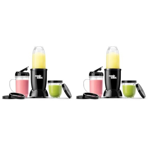 Image of magic bullet Blender, Small, Black, 11 Piece Set (Pack of 2)