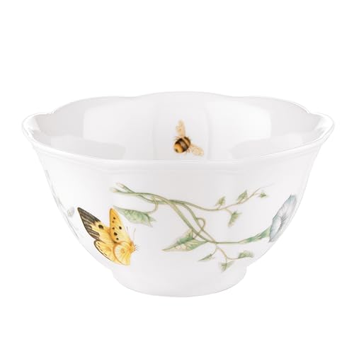 Image of Lenox 6083448 Butterfly Meadow Rice Bowl,White