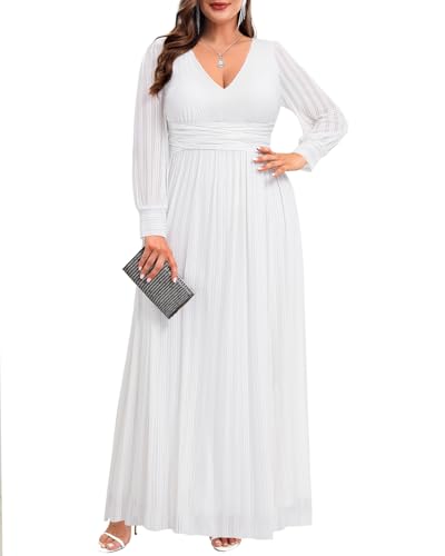 Image of Pinup Fashion Plus Size Formal Evening Glitter Prom Wedding Guest Dress