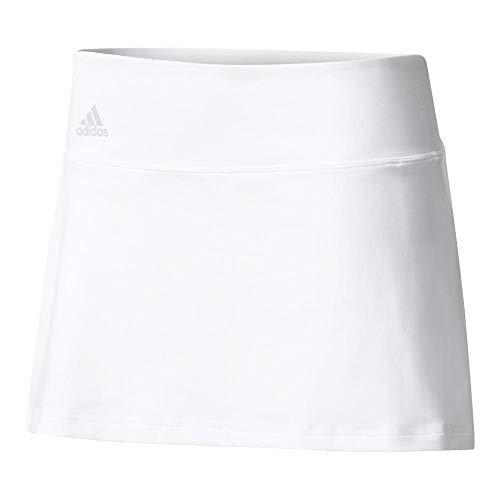 adidas Women's Tennis Essex Skirt, White, Small