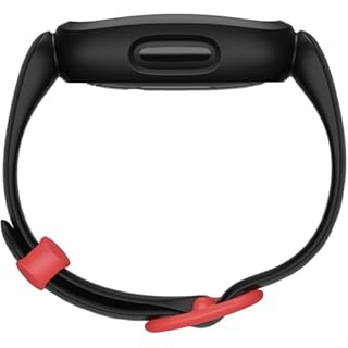 Fitbit Google Fitbit Ace 3 Activity Tracker for Kids 6+, Black/Racer Red, One Size (Renewed)