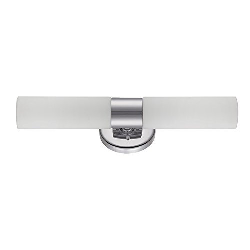 Luminance F9023-15 Contemporary 2 Fluorescent Light Wall Sconce in Chrome Plated Finish