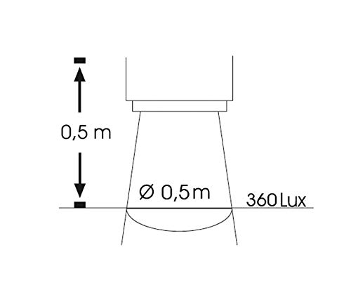 LED Wandlampe Wandleuchte Nadela Leselampe nickel 3W Länge: 41 cm
