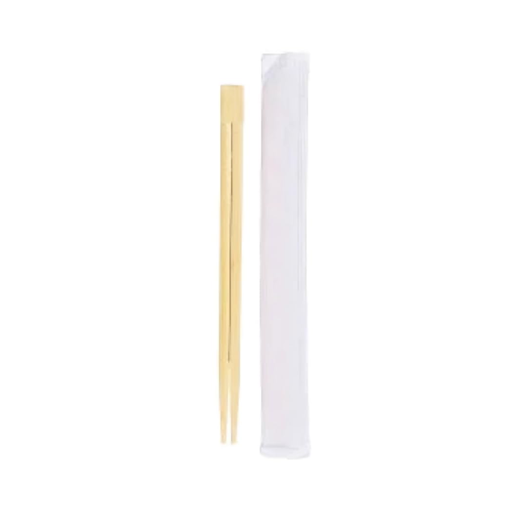 H & Co Disposable Bamboo Chopsticks, 21cm - 50 works, Durable, Lightweight, Eco-Friendly - Smooth Finish for Home & Restaurant Use