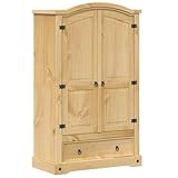 【Amplio espacio de almacenaje:】 El armario está equipado con una barra en el interior para colgar la ropa, un estante y un cajón que ofrecen un plus de almacenaje.