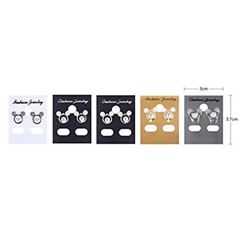 Image of DIY Crafts 100 Pcs Shape No # 3, White Jewellery Display Pice Tag Packing, Blank White Kraft (100 Pcs Shape No # 3, White Jewellery Display Pice Tag Packing)