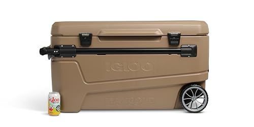 Image of Igloo Maxcold Glide 110Qt Wheeled Cooler | Insulated Hard Shell Ice Chest