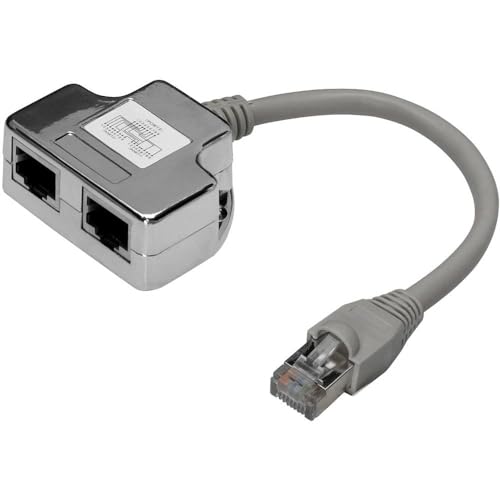 Sdoppiatore Schermato Stp Per 2 Linee Rj45 (dN-93904)