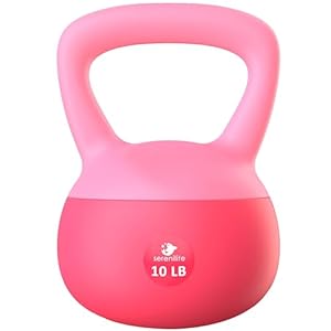 Soft Kettlebells, Serenilite Kettlebell Sets, Kettle Bell Sets for Women & Men, Safe Strength Training Kettlebells, Kettlebell Weights for Home Workouts & More.
