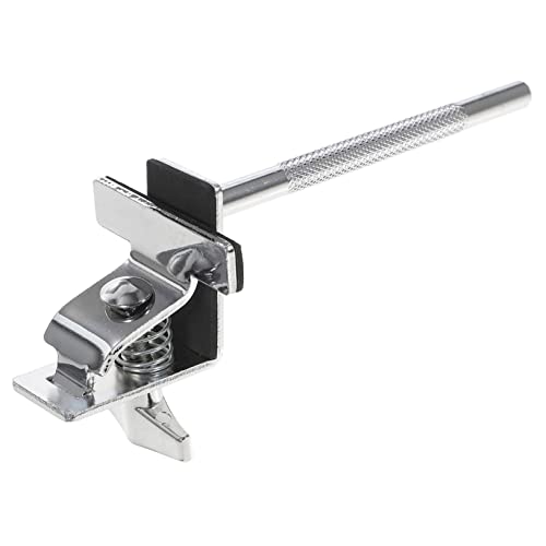 HANABASS Cowbell Holder Clamp for Bass Drum Stand Easy Install Use Drum Accessory