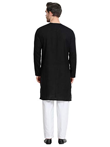 Image of Leriya Fashion Men's Slub Cotton pathan Suit Kurta