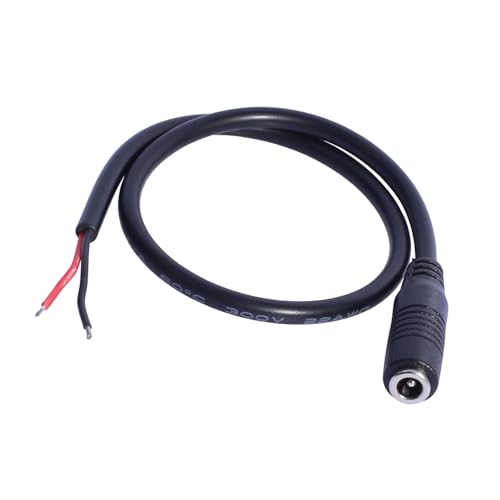 QWQJ DC5V Power Connectors Cables 3.5mmx1.35mm Barrels Female Plug for Power Equipment