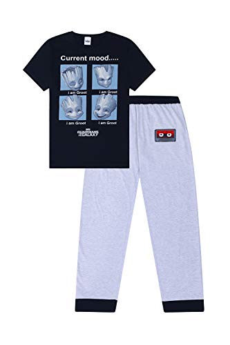Marvel Guardianes de la Galaxia I am Groot - Pijama para hombre,