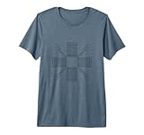 Microchip Circuit Board CPU Golden Tech Pattern Premium Tri-Blend T-Shirt