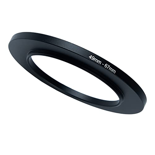 Image of 49mm to 67mm Step-Up Ring Filter Adapter for All Brands UV ND CPL Metal Ring Step-Up Rings Adapter Filter (49mm-67mm)