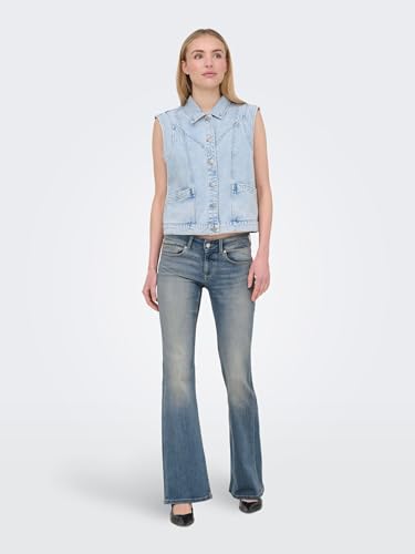 Evita el calor con ONLY Onlkennedy Sl Dnm Waistcoat, el chaleco vaquero más fresco 6