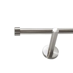 Basit AT1283 Gardinenstange Edelstahl Zubehörset