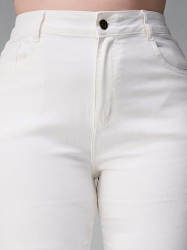 Image of Miss Chase A+ Women's Bootcut High Rise Regular Stretchable Denim Jeans