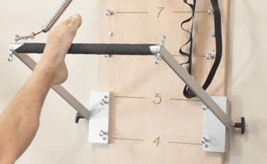 Balanced Body Push-Through Bar Kit for Pilates Springboard with 2 Medium-Resistance Springs, Home Gym Equipment Accessories