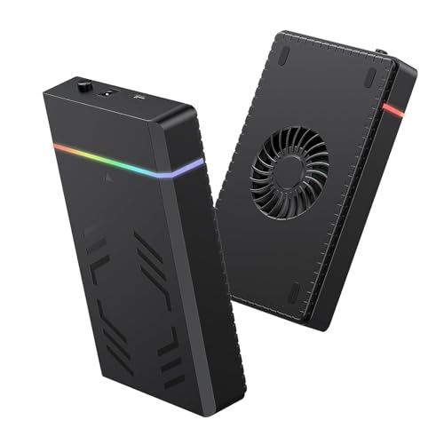 Image of CARECASE 2 in 1 USB Type C to USB External Hard Drive Casing for 2.5″ & 3.5″ Sata Hard Drives Dual 2.5 inch and 3.5 inch HDD Enclosure Case.(ABC)(k)