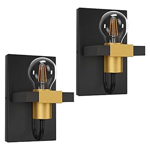 Klighten GW1126 Vintage Wandleuchte 2 Stück