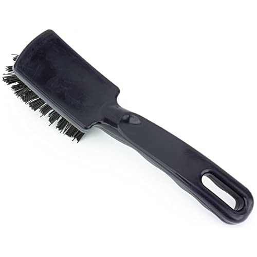 Image of SPARTA 41395EC03 Plastic Scrub Brush, Detail Brush, Kitchen Brush with Hanging Hole for Cleaning, 7 Inches, Black, (Pack of 6)