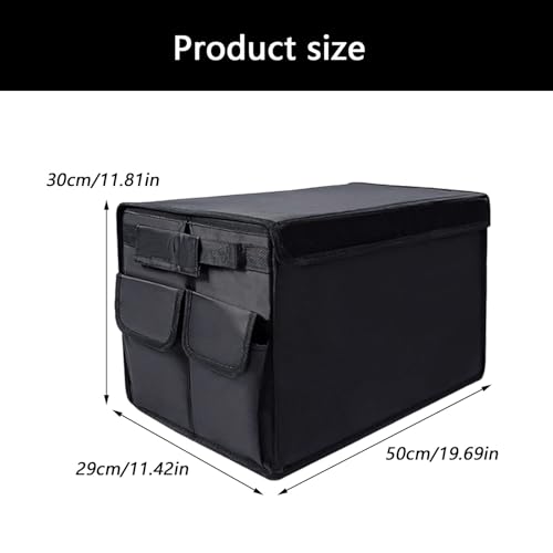 Boîte de rangement de coffre anti-éclaboussures avec compartiments - 3