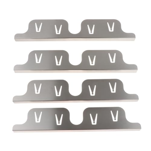 Cubiertas para bordes resistentes al calor en acero inoxidable pack de 4 2