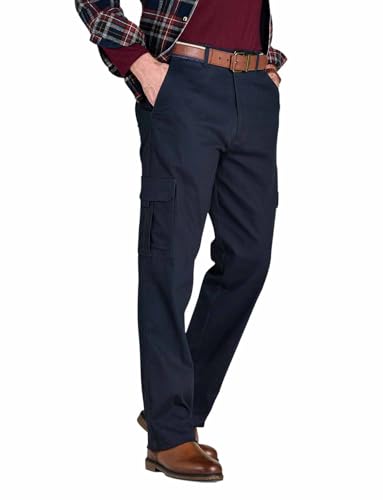 Pegasus Men's Cargo with Hidden Stretch Waistband Functional and Comfortable Pants Navy3