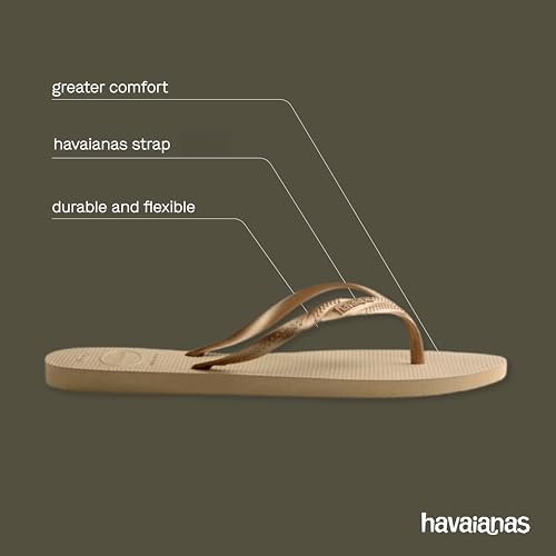 Havaianas - Fantasia, Comfortable, Durable, and Stylish Flip-Flops, Metallic Crossed Straps on the Side, Women - Image 4