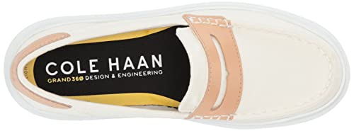 Cole Haan Women's Grandpro Rally Penny Loafer Sneaker, Ivory Canvas/Natural, 7 #TOP4
