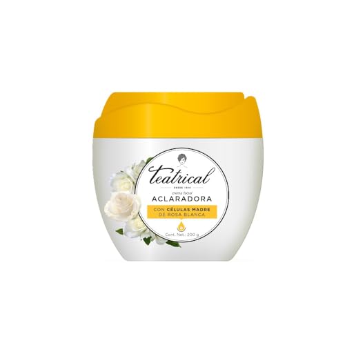 TEATRICAL - Crema Facial Aclarante. Con células madre y potentes acalarantes naturales que trabajan a nivel celular para unificar el tono de la piel y...