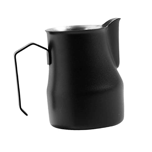 Image of Milk Frothing Pitcher Barista Tool Espresso Steaming Pitcher for Kitchen Bar Black 550ml|Home & Garden|1Milk Jug