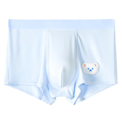 Men's Boxer Briefs - Silk Panties for Men - Cute Couple Underwear Silky Soft Sissy Panties Boy Shorts XL-XXXL - Main Image