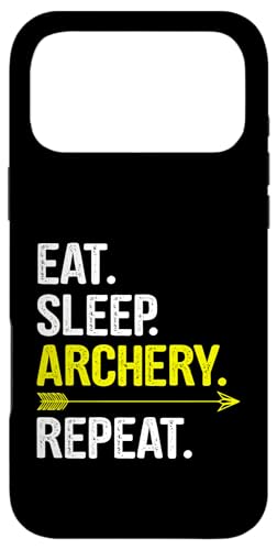 Eat Sleep �A�[�`�F���[ ���s�[�g �ʔ��� �{�E�n���^�[ ���p �X�}�z�P�[�X iPhone 17 Pro Max �p
