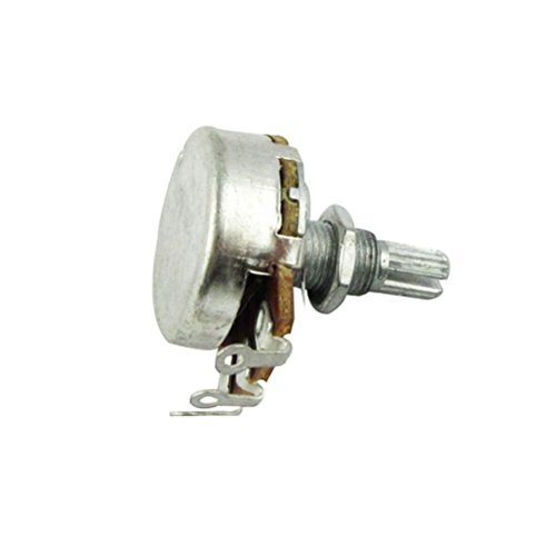 Musiclily Metric Full Size 500K Pots Split Knurled Long 18Mm Shaft Linear Taper Guitar Potentiometers For Stratocaster And Telecaster Electric Guitar Bass Parts(Pack Of 2) #TOP3