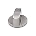 2Pcs Cooker Four Boutons Bouton 6mm Universel Argent Cuisinière à gaz Boutons de Commande Adaptateurs Four Rotary Switch Cuisson Surf