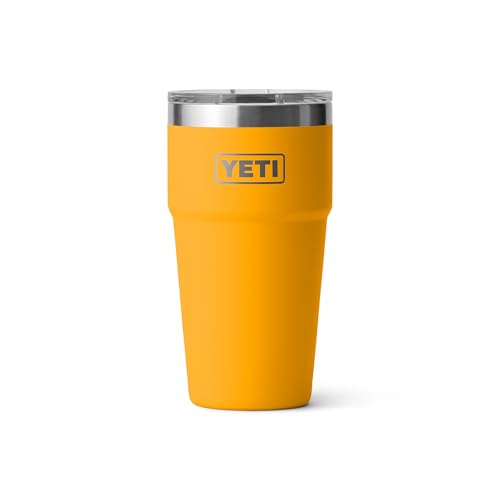 Image of YETI Rambler 20 oz Stackable Tumbler, Stainless Steel, Vacuum Insulated with MagSlider Lid