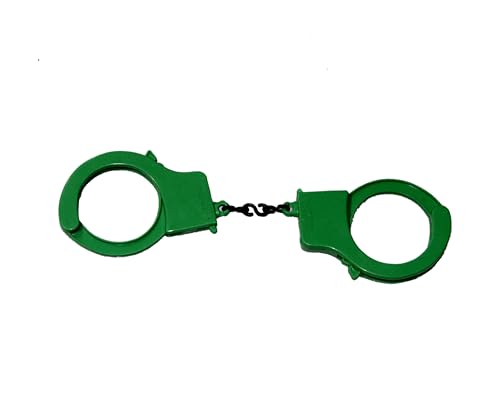 Image of Kaku Fancy Dresses Hand Cuffs for Kids /Phenovo Police Cop Sheriff Officer Handcuff Toy /Police Role Play Costume Accessories Metal Fur Handcuffs /Hathkadi Toy