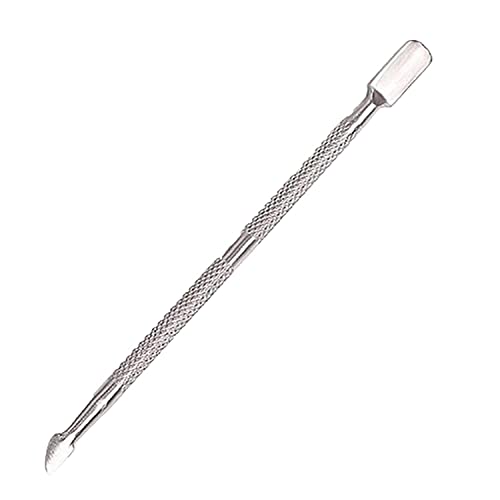Stainless Steel Cuticle Nail Pusher Remover Double Ended Pedicure Manicure Tool Durable and Professional