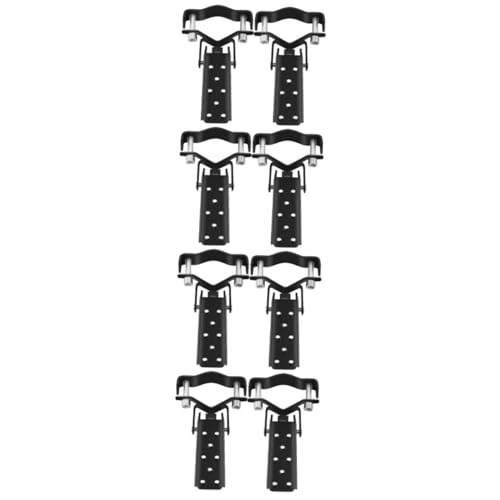 Luxshiny 4 Pairs Folding Bike Rear Footrest Flat Pedals for Mountain Bike Easy Install