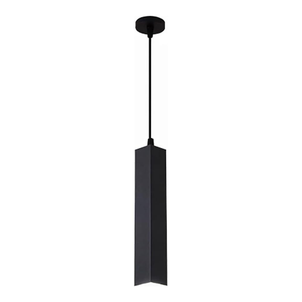Lámpara colgante LED lineal de tubo cuadrado de altura ajustable para cocina y pasillo