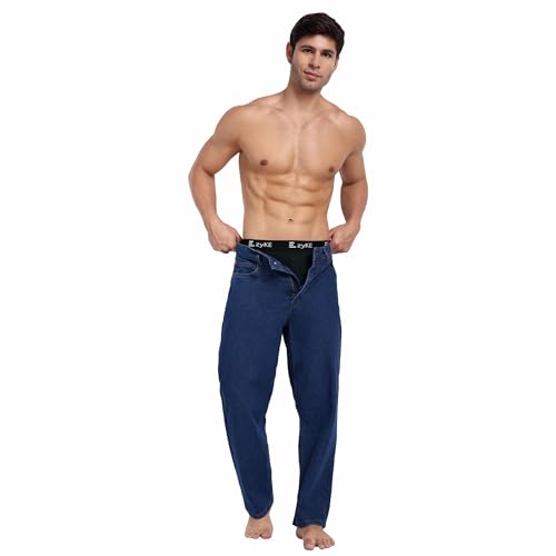 Image of Zyke Men's Cotton Trunk Innerwear | 95% Cotton 5% Elastane Stretch Underwear | Ultra Soft Waistband Anti-Bacterial Moisture Wicking Trunks for Men (Pack of 1)