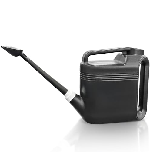 Etarewilt 2 Gallon Watering Can for Outdoor Plants,Plant Watering Can with Removable Long Spout and Stainless Steel Shower Head,Large Garden Watering Can for House Plant Flower Vegetable