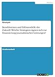  Bezahlweisen und Erlösmodelle der Zukunft. Welche Strategien eignen sich zur Finanzierung journalistischer Leistungen?