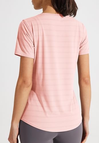 Libin Women's Workout T Shirts Short Sleeve Gym Running Athletic Tops Quick Dry Crewneck Yoga Shirts - Image 4